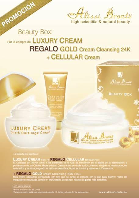 Luxury cream + Gold cleansing + Cellular cream