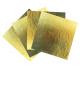 LUXURY GOLD SHEETS.Laminas Oro de Lujo 25 unids de 80x80 mm+NECESER 