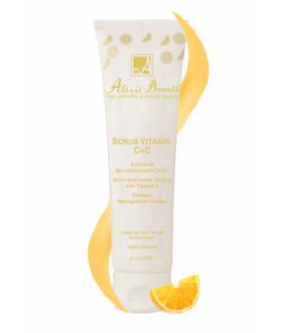 SCRUB VITAMIN C+C Exfoliante Microgranulado Cítrico. 75 g. 