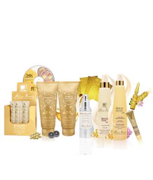PACK TRATAMIENTO DE ORO FACIAL 24K- Reafirmante 